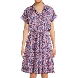 Beach Lunch Lounge Candy Pop Dolman Sleeve Shirt Dress XXL